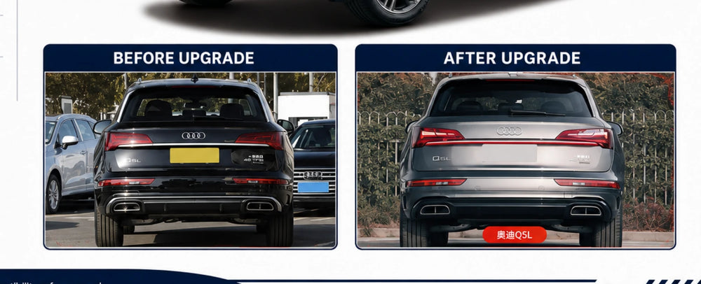 AD-001 Audi Q5 PA Dynamic Full-Width Taillight - application detail