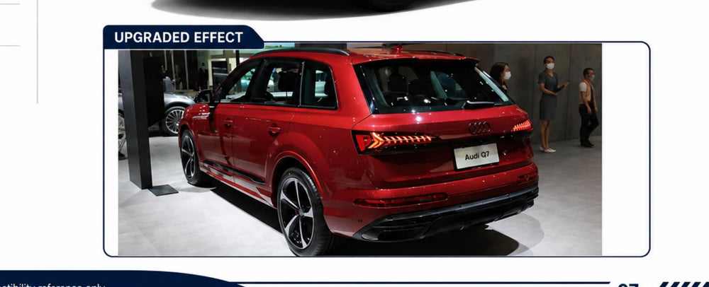 AD-004 Audi Q7 PA Dynamic Full-Width Taillight - application detail