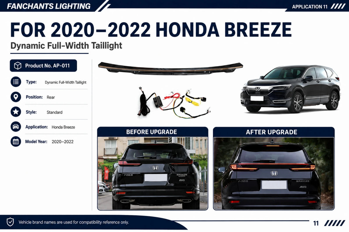 AP-011 Honda Breeze Dynamic Full-Width Taillight - official catalog overview