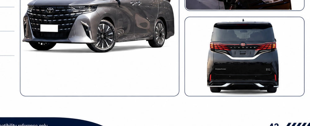 AP-043 Toyota Alphard Dynamic Full-Width Rear Taillight - application detail