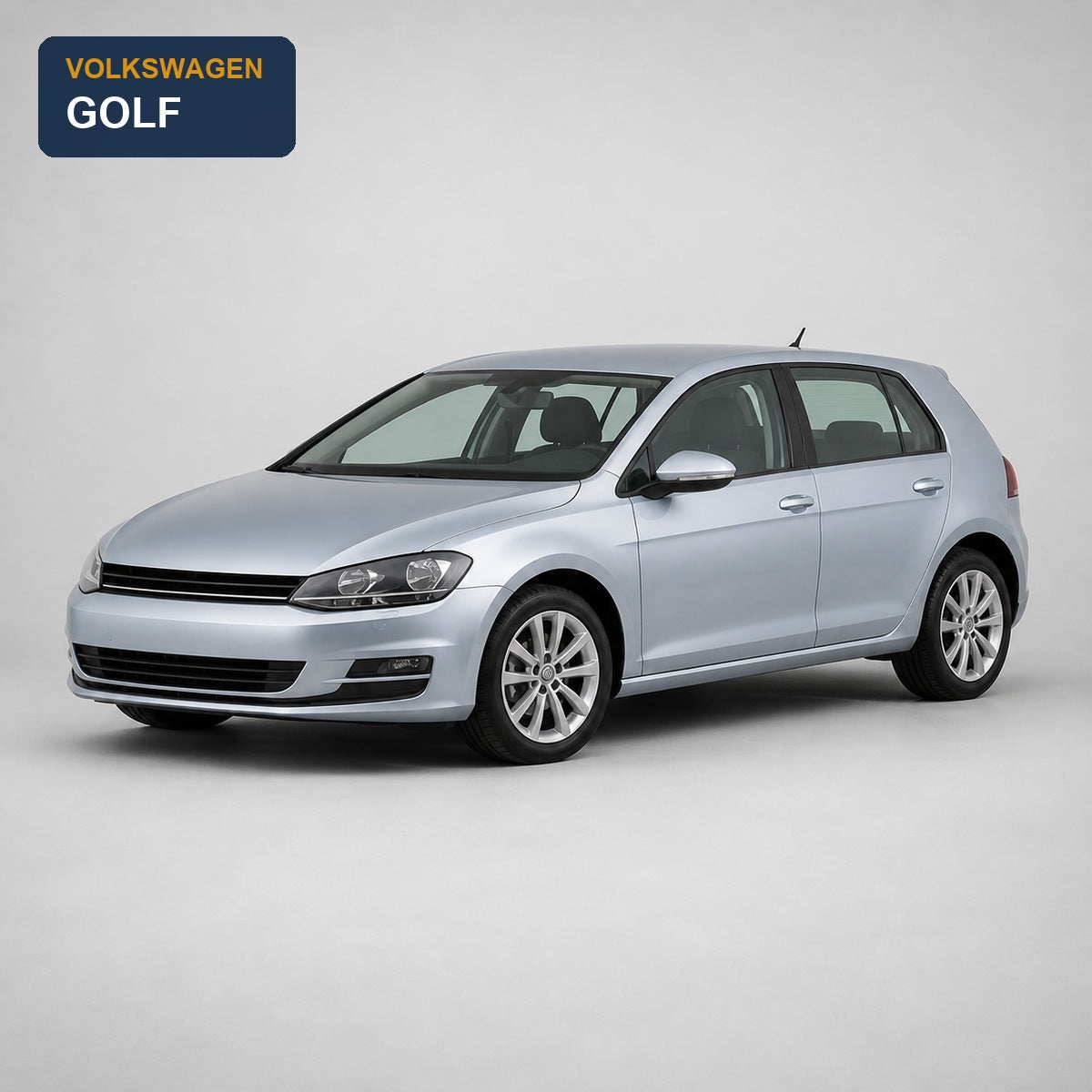 Volkswagen Golf vehicle, front three-quarter view