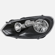 FANCHANTS replacement halogen headlight assembly for US-market Volkswagen Golf 6 2009-2012 front view