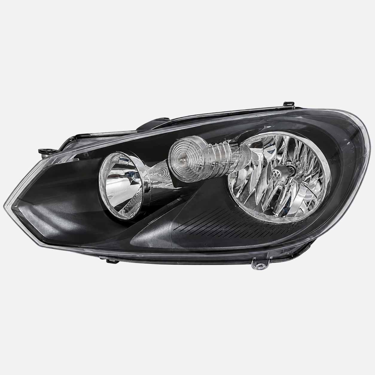 FANCHANTS replacement halogen headlight assembly for US-market Volkswagen Golf 6 2009-2012 front view product image 1