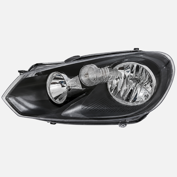 FANCHANTS replacement halogen headlight assembly for US-market Volkswagen Golf 6 2009-2012 front view