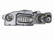 Volkswagen Golf 7 2013-2017 headlight assembly ZH-GF-12 11-pin connector view
