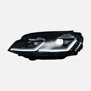 FANCHANTS Golf 7.5-style upgrade headlight for Volkswagen Golf 7 2013-2017, upgraded product front view for visual comparison