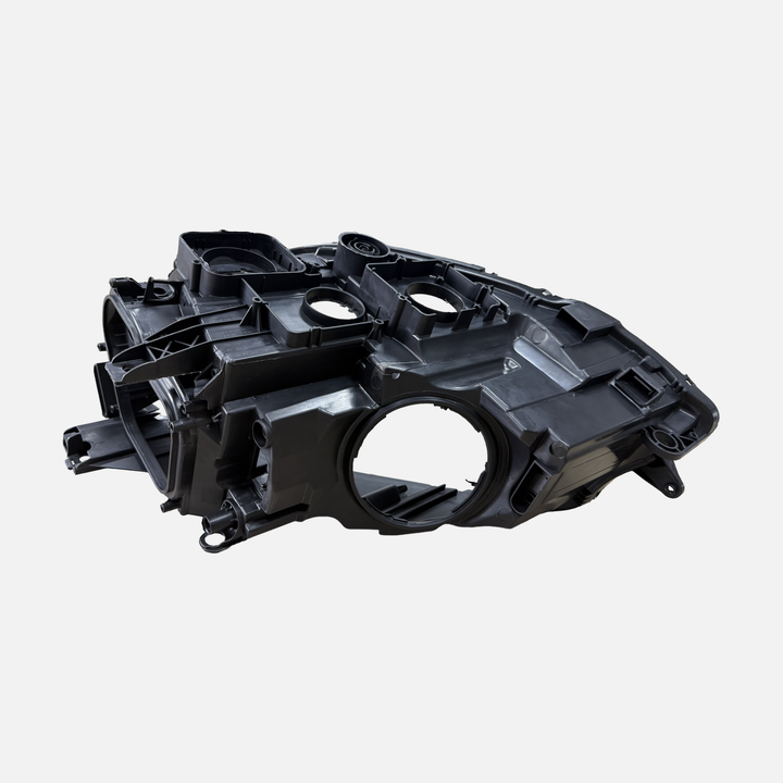 FANCHANTS high-configuration headlight housing for Volkswagen Golf 7 2013-2017, rear three-quarter view; verify side and assembly details