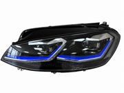 Volkswagen Golf 7.5 2017-2019 headlight assembly ZH-GF-21 blue accent front view