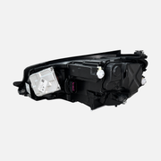 FANCHANTS high-configuration halogen headlight assembly for Volkswagen Golf 7.5 2017-2019, rear view for housing, modules and mounting-point comparison