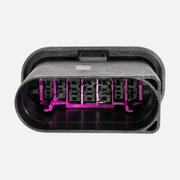 FANCHANTS high-configuration halogen headlight assembly for Volkswagen Golf 7.5 2017-2019, 6-pin connector detail for pin-layout comparison