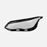 FANCHANTS aftermarket headlight lens component for Volkswagen Golf 8 2020-2023; compare lens outline, black perimeter frame, mounting details and required side