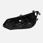 FANCHANTS aftermarket medium-configuration headlight housing for Volkswagen Golf 8 2020-2023; compare housing outline, openings, ribs, tabs, mounting points and required side
