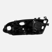 FANCHANTS aftermarket high-configuration headlight housing for Volkswagen Golf 8 2020-2023; compare housing outline, openings, ribs, tabs, mounting points and required side
