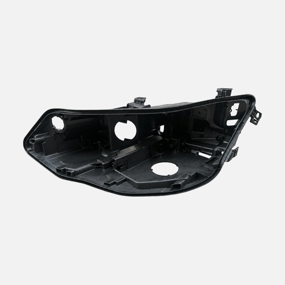 FANCHANTS aftermarket high-configuration headlight housing for Volkswagen Golf 2024-2025; compare openings, ribs, mounts, tabs and required side product image 1
