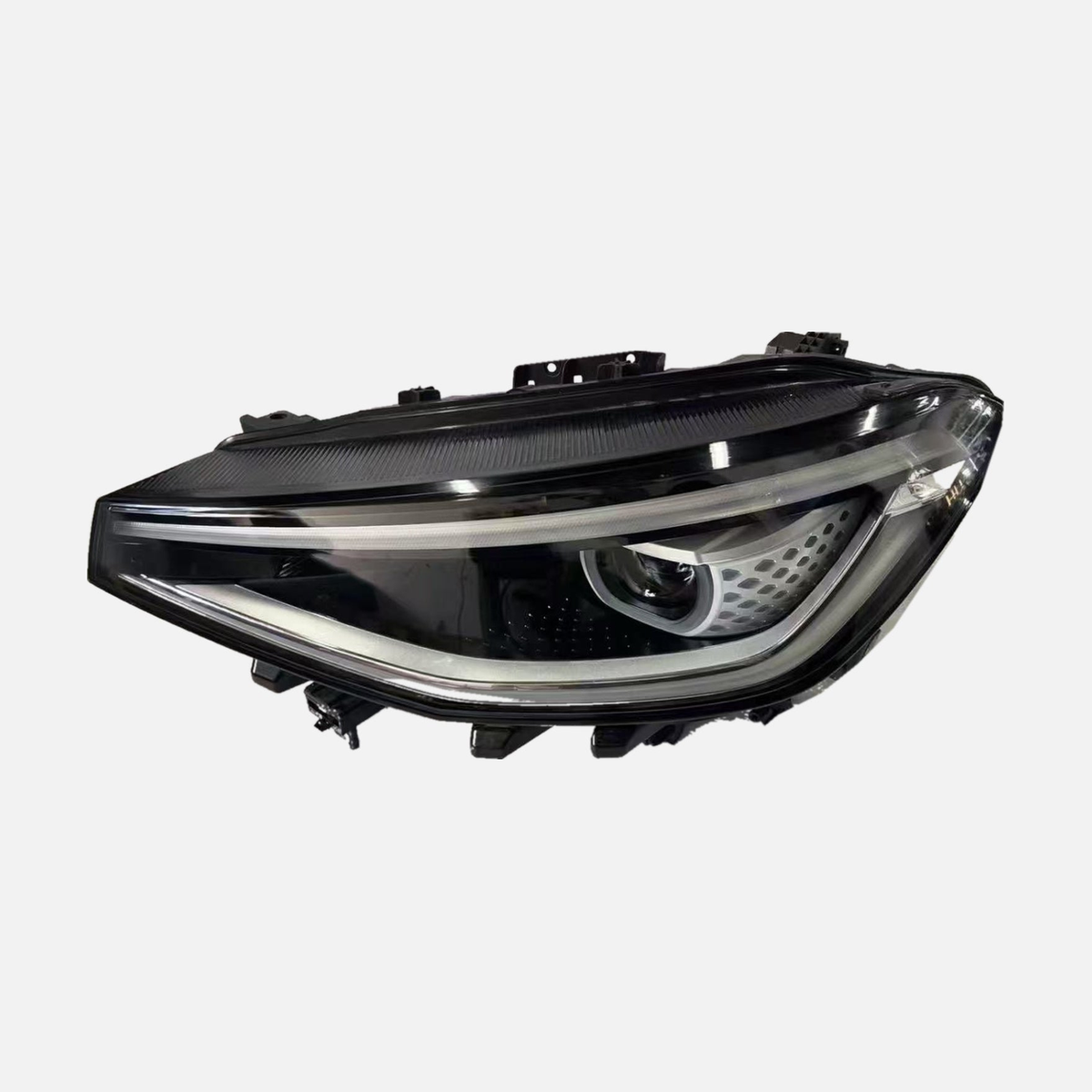 FANCHANTS aftermarket low-configuration LED headlight assembly compatible with Volkswagen ID.4 CROZZ, ZH-ID4-01, front view product image 1