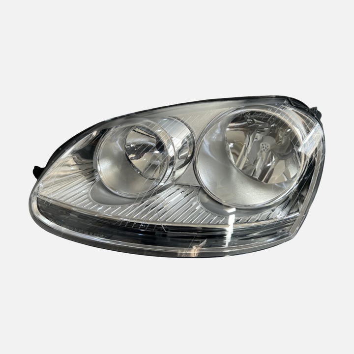 FANCHANTS halogen headlight assembly for Volkswagen Jetta 2009–2011 — silver reflector front view, ZH-JT-01