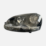 FANCHANTS halogen headlight assembly for Volkswagen Jetta 2009–2011 — black reflector front view, ZH-JT-01