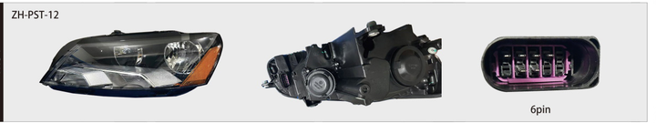 Volkswagen Passat NMS Headlight Assembly, 2012–2015 — ZH-PST-12 catalog product image