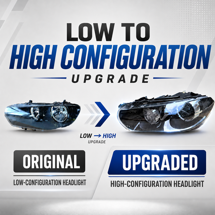 Volkswagen Scirocco ZH-SC-03 low configuration to high configuration upgrade comparison