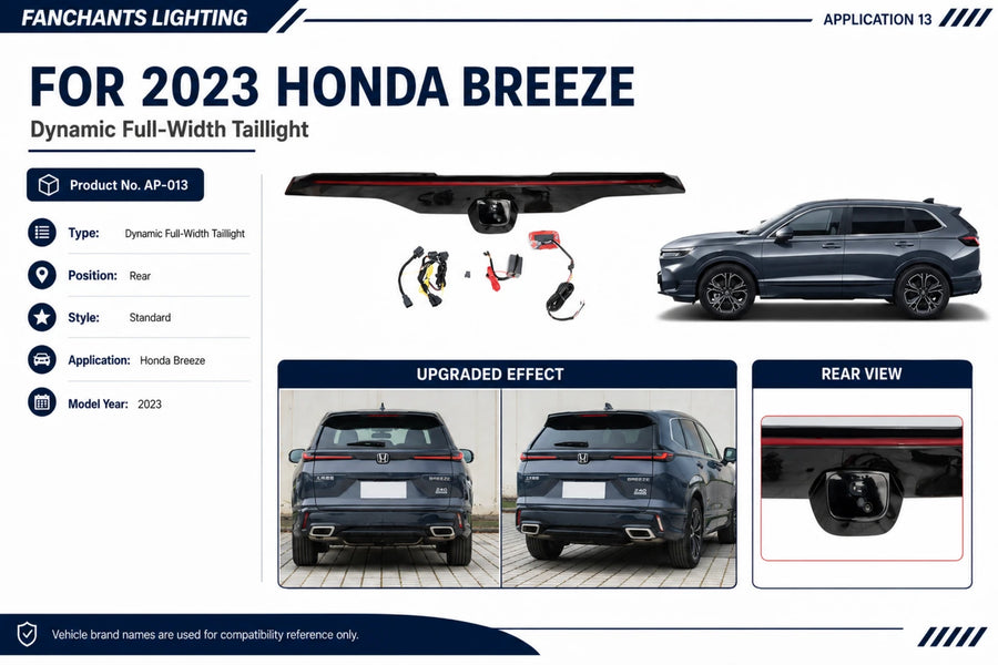 AP-013 Honda Breeze Dynamic Full-Width Taillight - official catalog overview