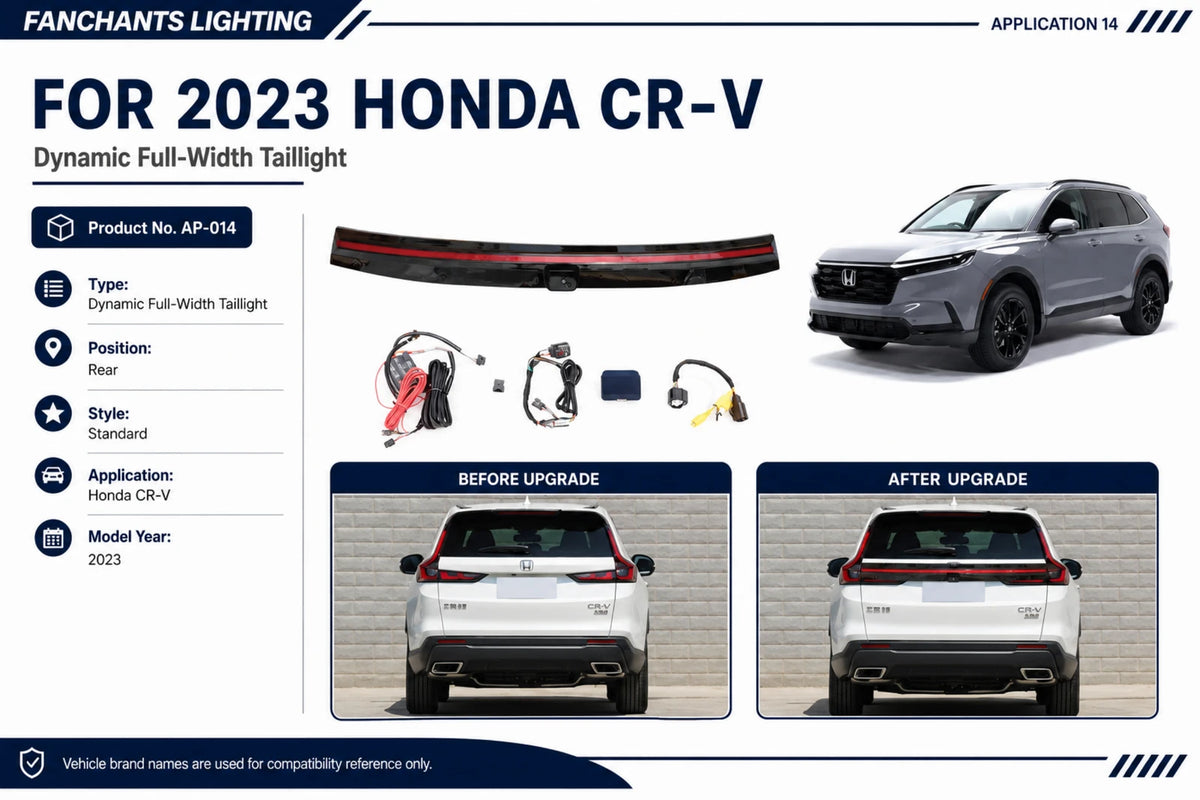 AP-014 Honda CR-V Dynamic Full-Width Taillight - official catalog overview