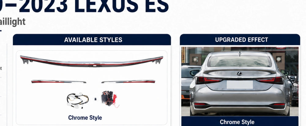 AP-018 Lexus ES Dynamic Full-Width Taillight - product focus