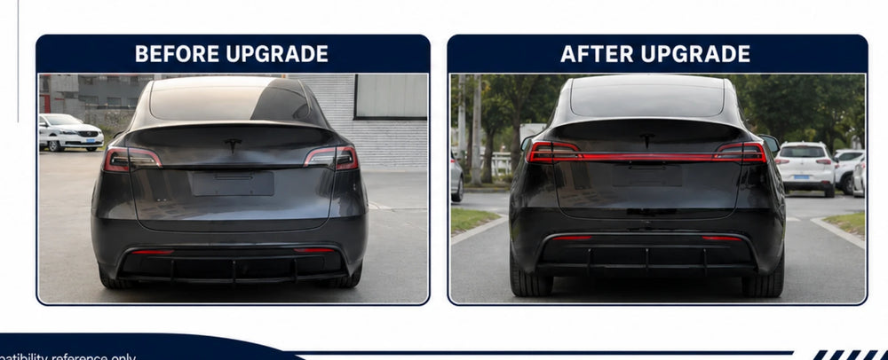 AP-020 Tesla Model Y Dynamic Full-Width Taillight - application detail
