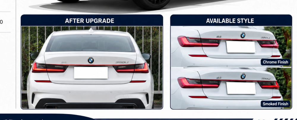 AP-026 BMW 3 Series G20 Dynamic Full-Width Taillight - application detail