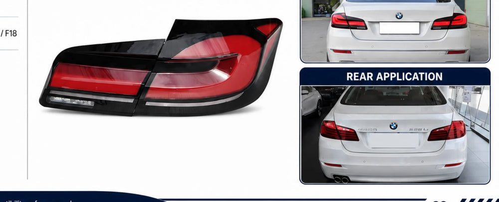 AP-029 BMW 5 Series F10/F18 Rear Taillight Assembly - application detail