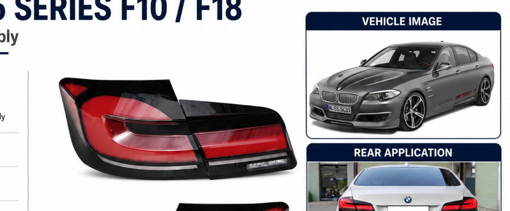AP-029 BMW 5 Series F10/F18 Rear Taillight Assembly - product focus