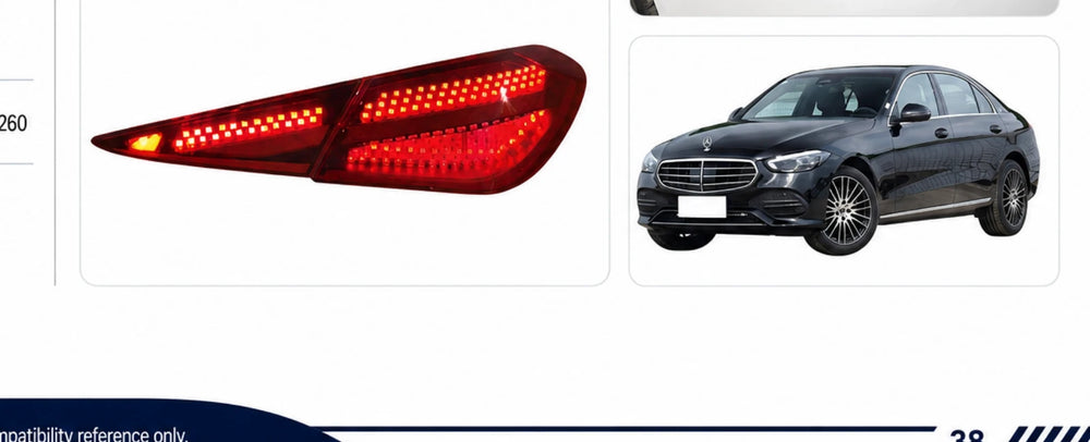 AP-038 Mercedes-Benz C260 Rear Taillight Assembly - application detail