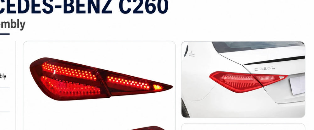 AP-038 Mercedes-Benz C260 Rear Taillight Assembly - product focus