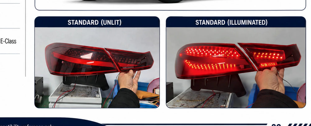 AP-039 Mercedes-Benz E-Class Rear Taillight Assembly - application detail