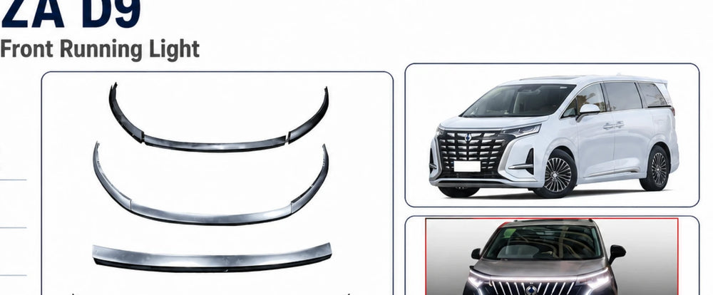 AP-047 Denza D9 Dynamic Full-Width Front Running Light - product focus
