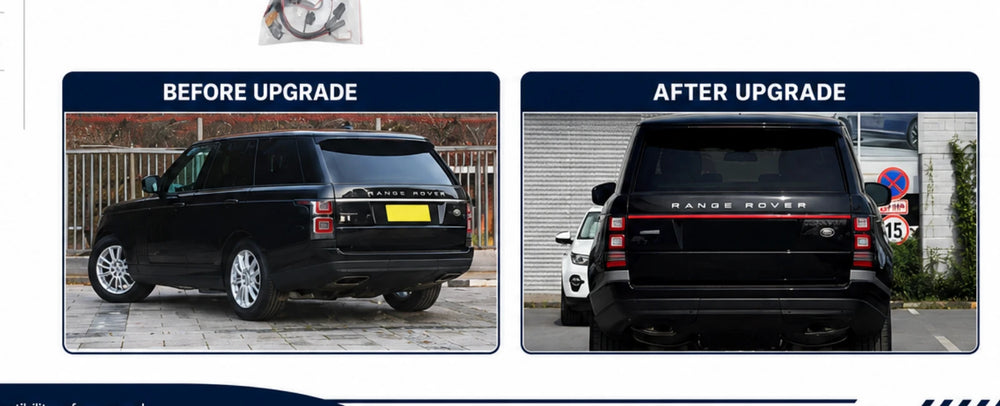 LR-001 Range Rover Executive Dynamic Through Taillight Upgrade - application detail