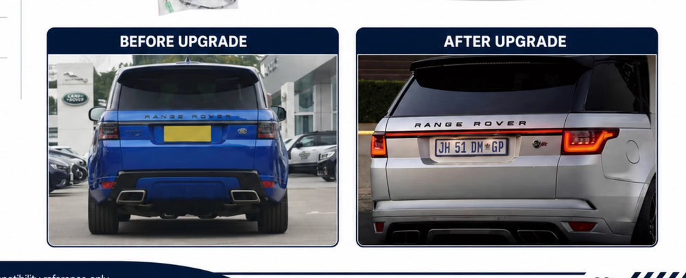 LR-002 Range Rover Sport Dynamic Through Taillight Upgrade - application detail
