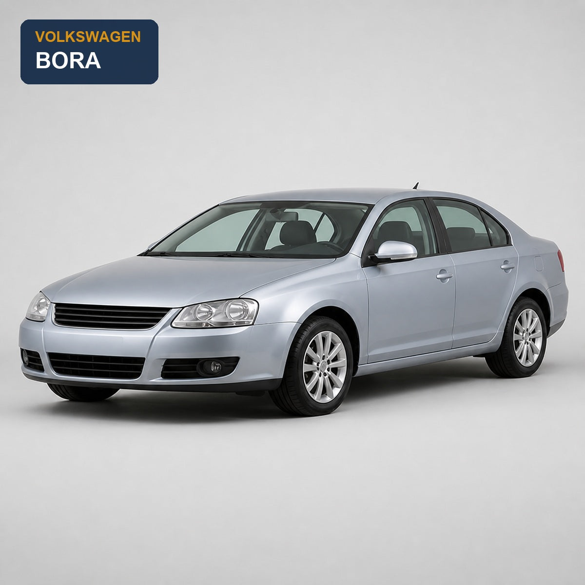 Volkswagen Bora vehicle, front three-quarter view
