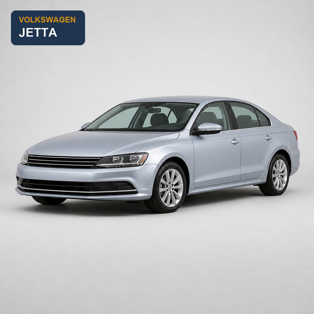 Volkswagen Jetta vehicle, front three-quarter view