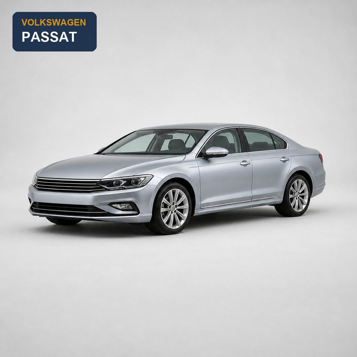 Volkswagen Passat vehicle, front three-quarter view