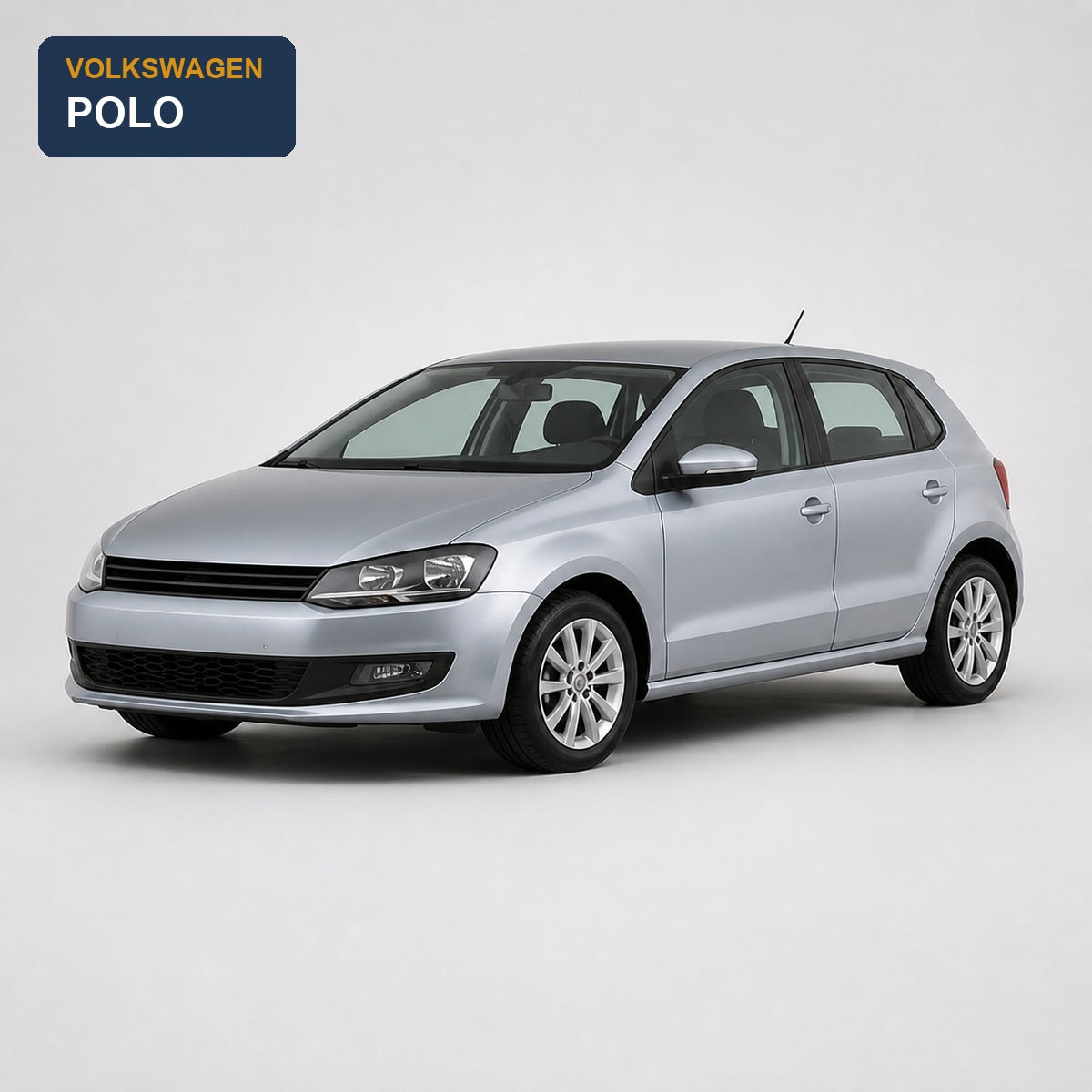 Volkswagen Polo vehicle, front three-quarter view
