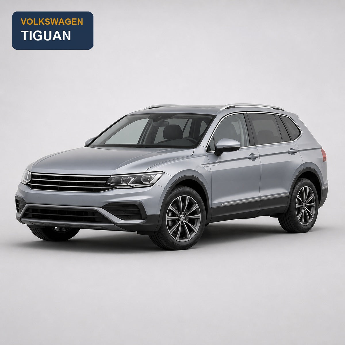 Volkswagen Tiguan vehicle, front three-quarter view